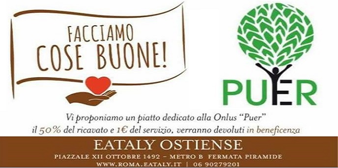 Puer e Eataly: iniziamo l’anno insieme